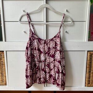 Purple Tropical Tank Top